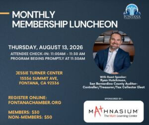 August 2026 Luncheon August 2026 Luncheon