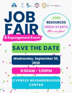 Save The Date Job Fair Flyer