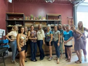 WIN Group enjoying a tasting at Casey Brewing &amp; Blending