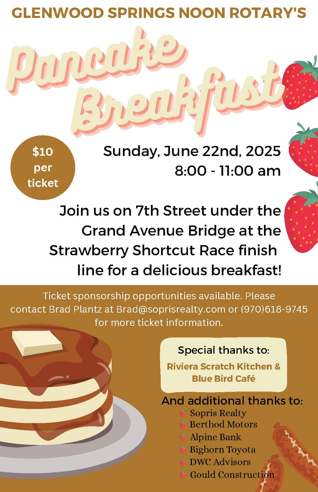 Pancake Breakfast 2025 With Sponsors Pancake Breakfast 2025 With Sponsors