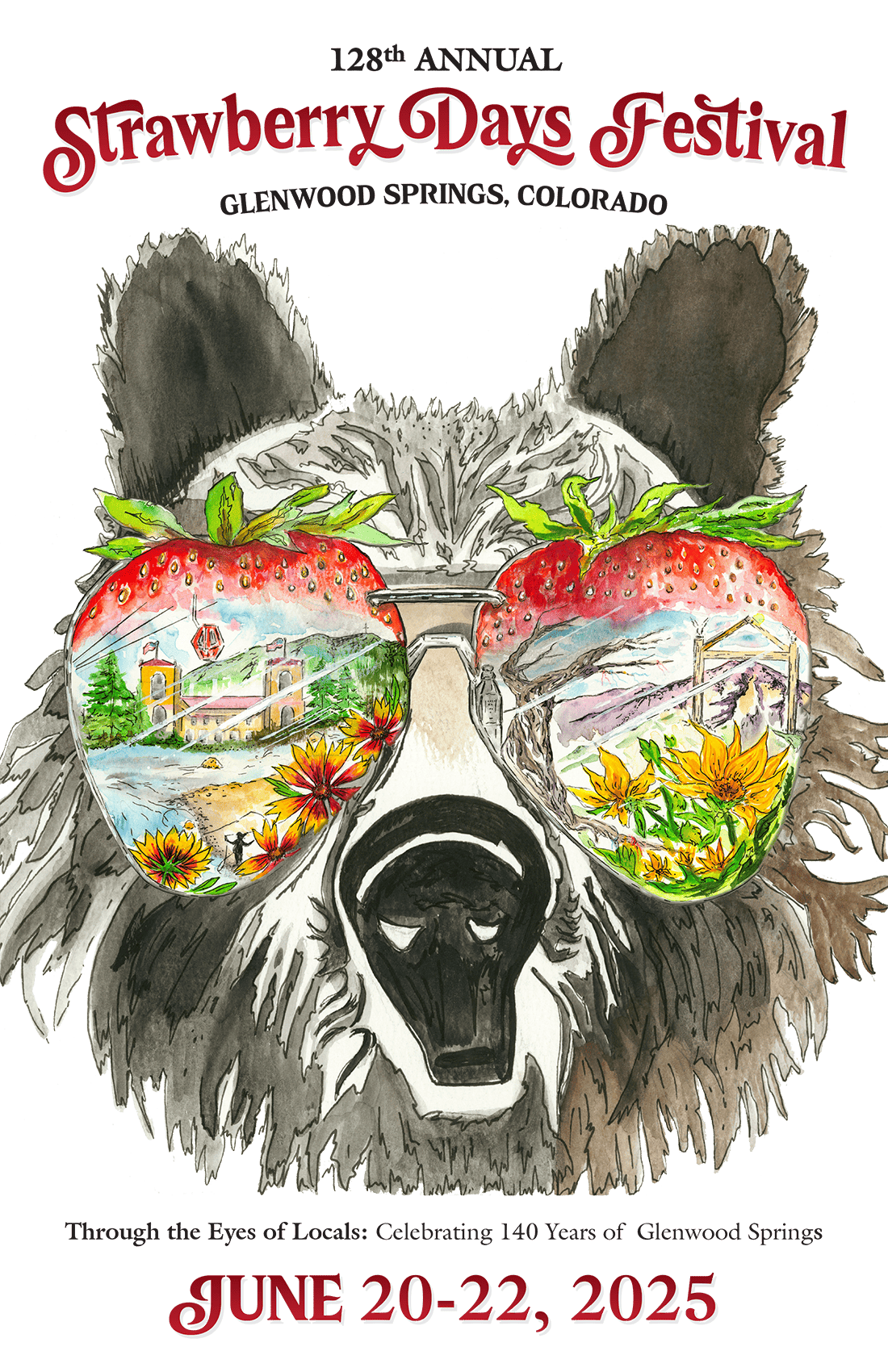 Strawberry Days Bear Poster Final web Strawberry Days Bear Poster Final web