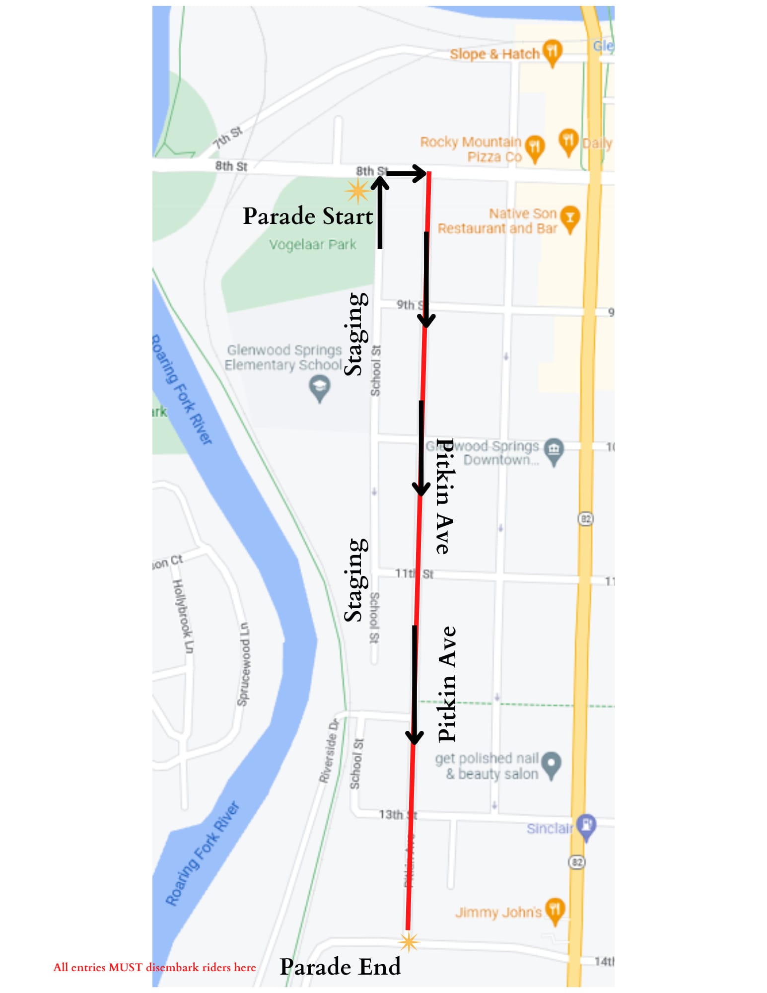 2025 SD Parade Route 2025 SD Parade Route