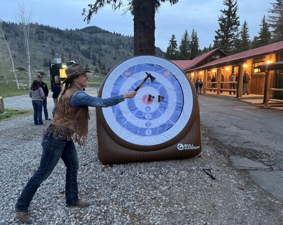 Axe throwing Axe throwing