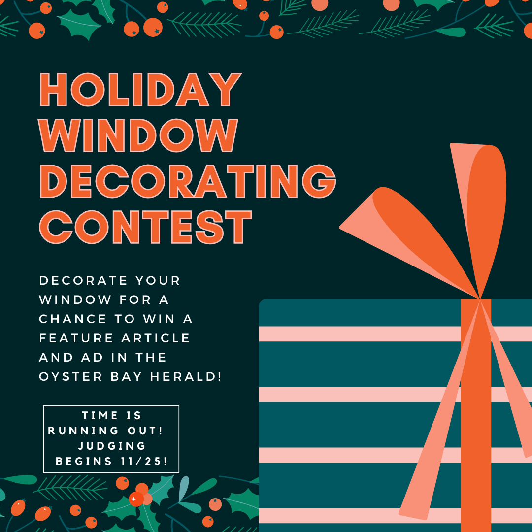 holiday window decorating contest