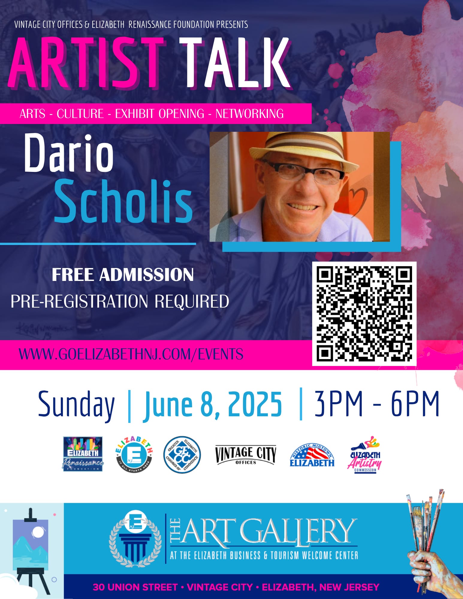 Dario Scholis QR Code Artist Talks June 2025