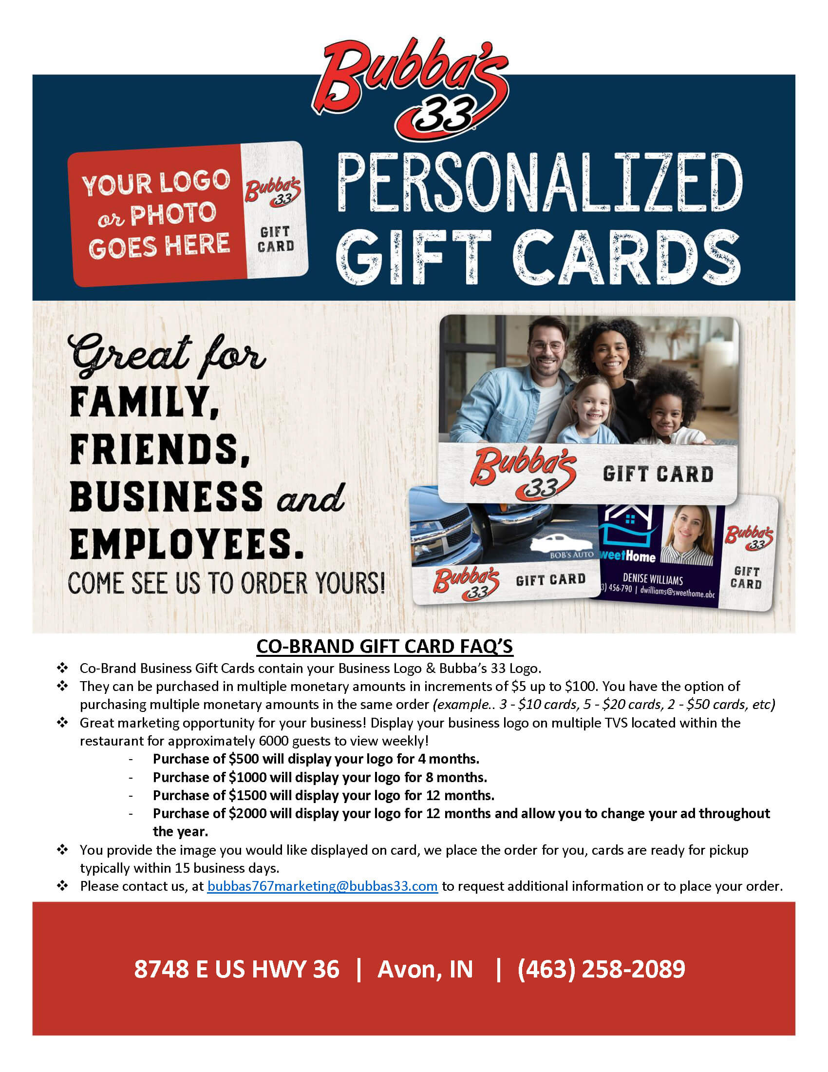 Cobranded_Gift_Cards Flyer with pricing