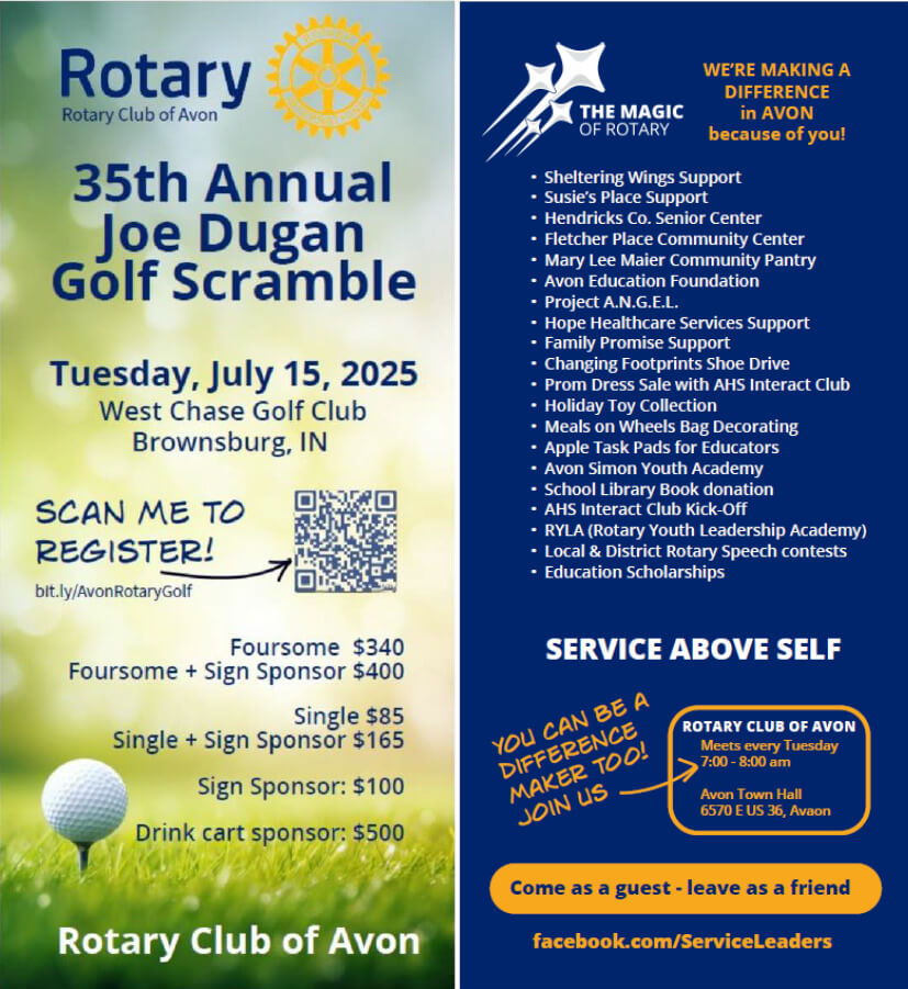 Rotary Golf Flyer Rotary Golf Flyer