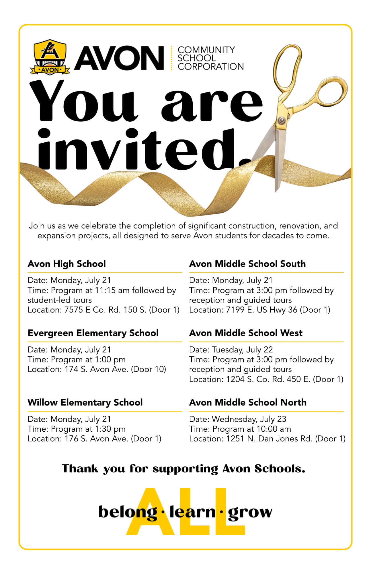 Ribbon Cutting Invitation Ribbon Cutting Invitation