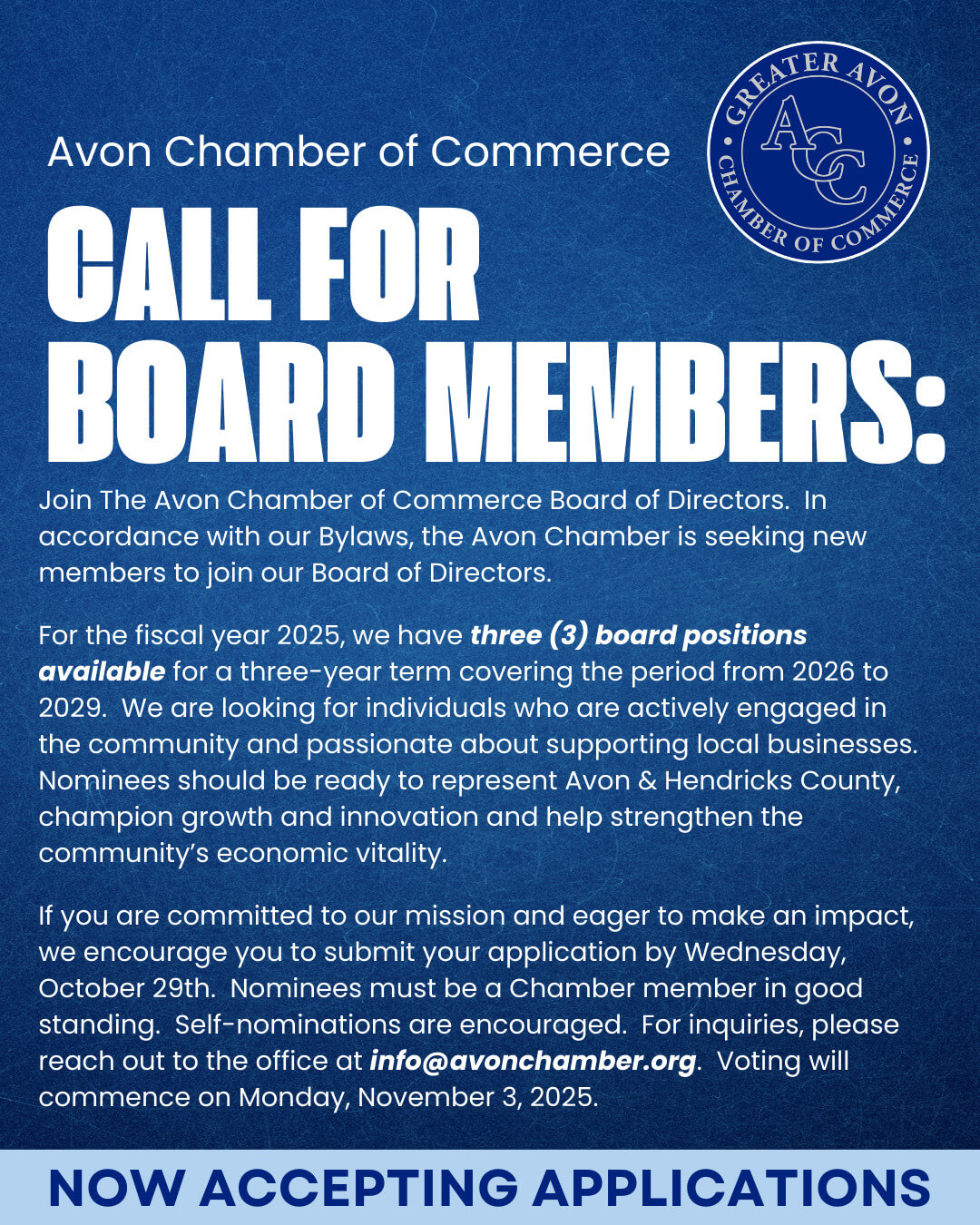 Call for Board Members