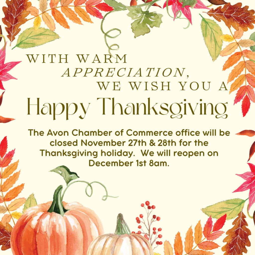 Thanksgiving = Office closed (3)