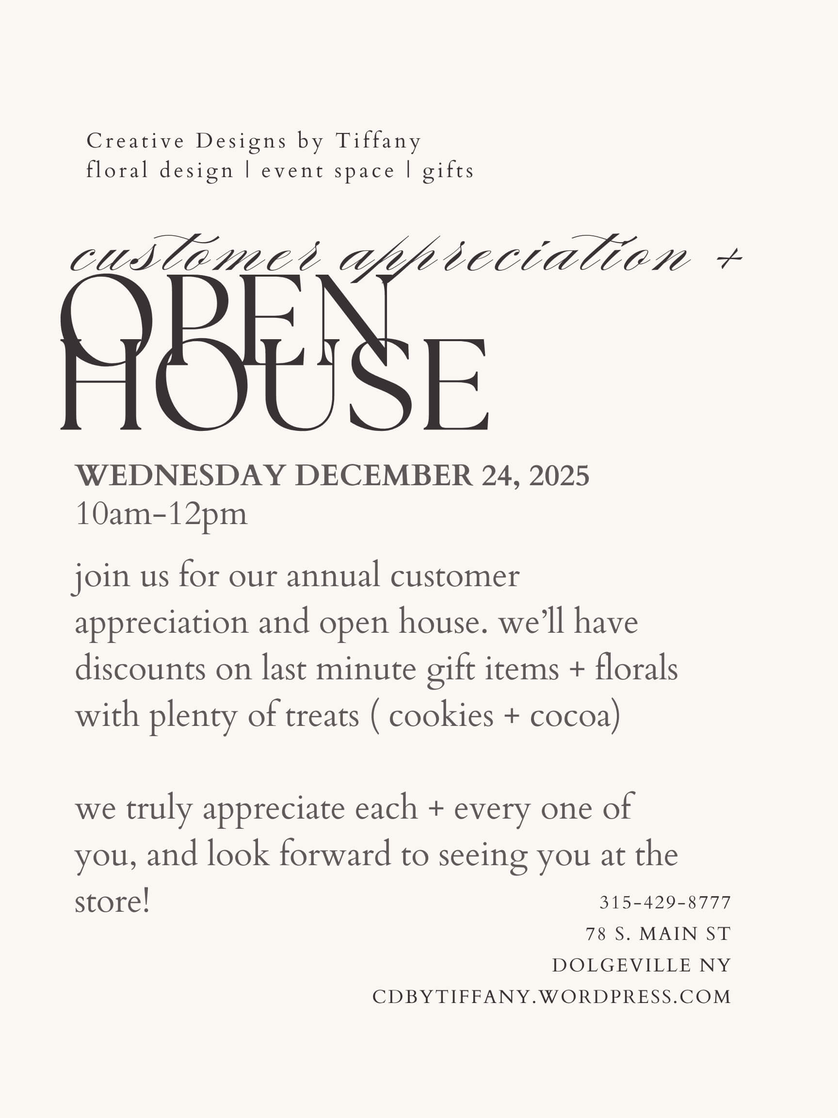 CDBT Dec 24 Open House