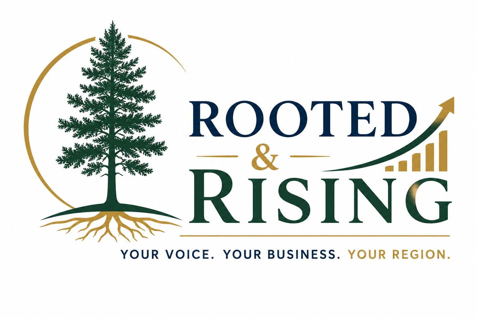 Rooted &amp; Rising TRC logo