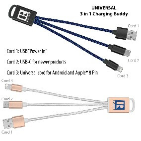Braided Charging Cord 3 in 1