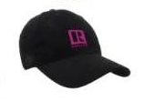 Black and Pink REALTOR Brushed Cotton Cap