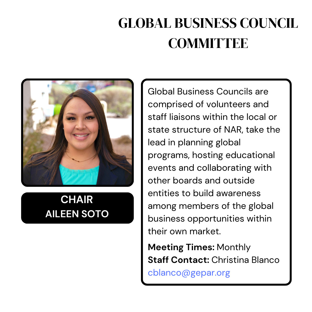 Global Business Council Committee Global Business Council Committee