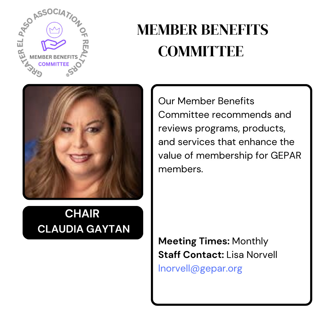 Member Benefits Committee Member Benefits Committee