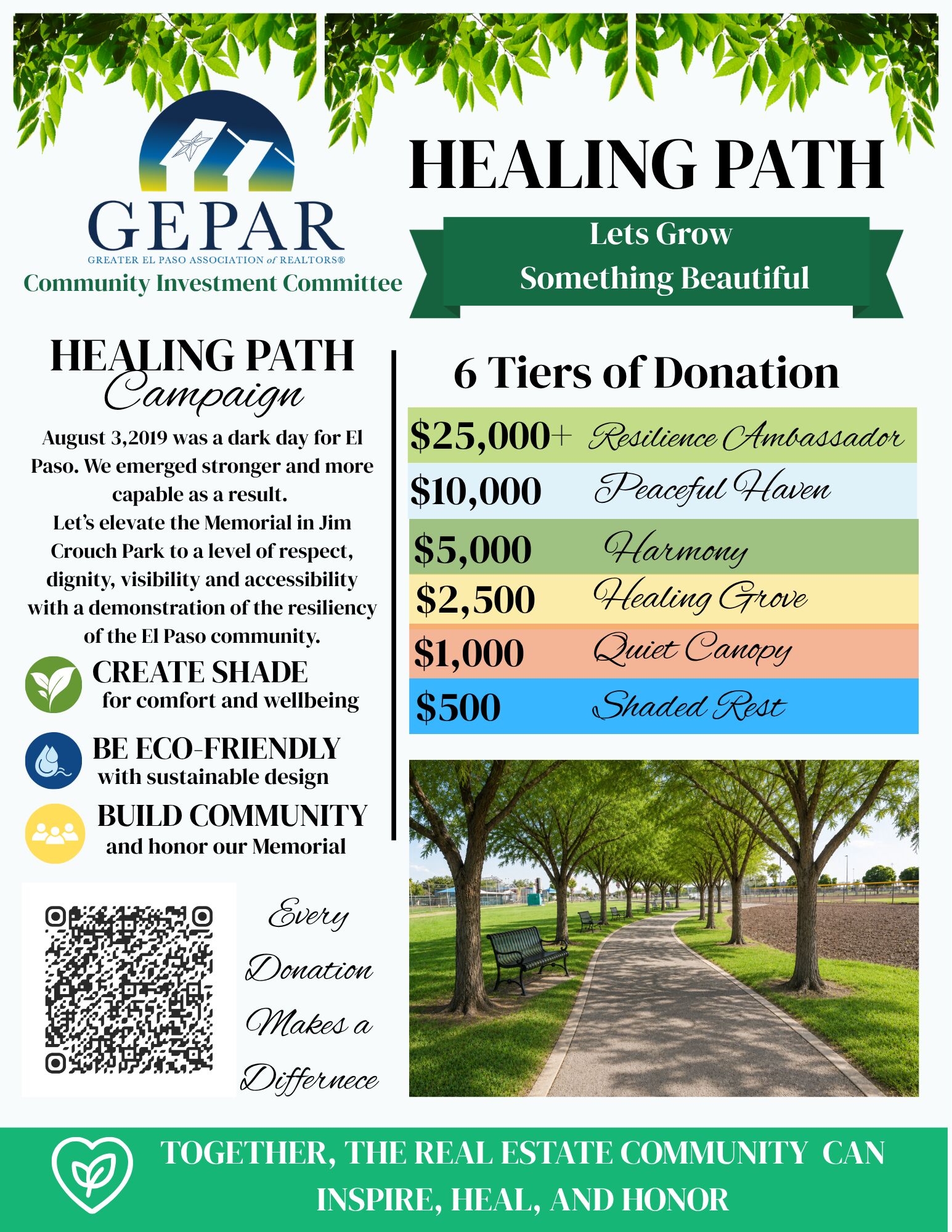 CIC HEALING PATH Donation Flyer CIC HEALING PATH Donation Flyer