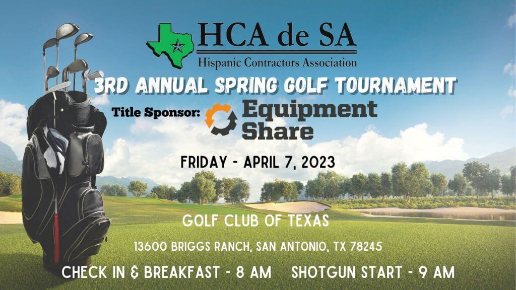 3rd Annual Spring Golf Tournament webpage header