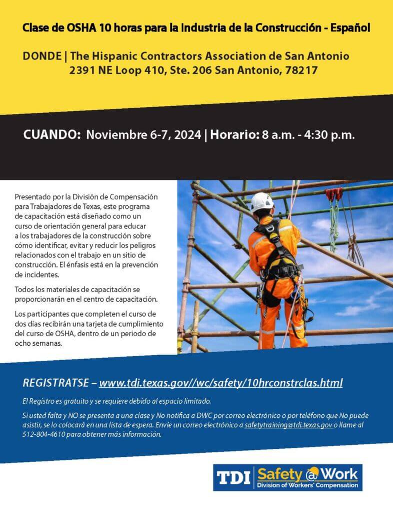 SA-HCA-Spanish-10HR-Const-Nov-Flier-24-25