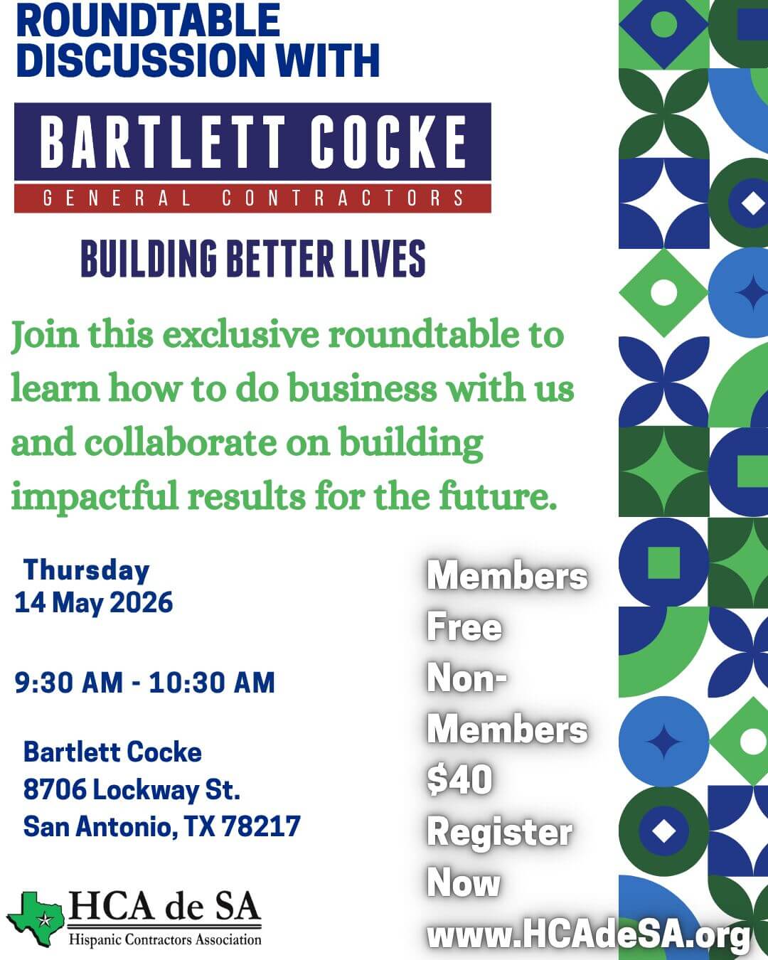 BARTLETTRound Table Discussion