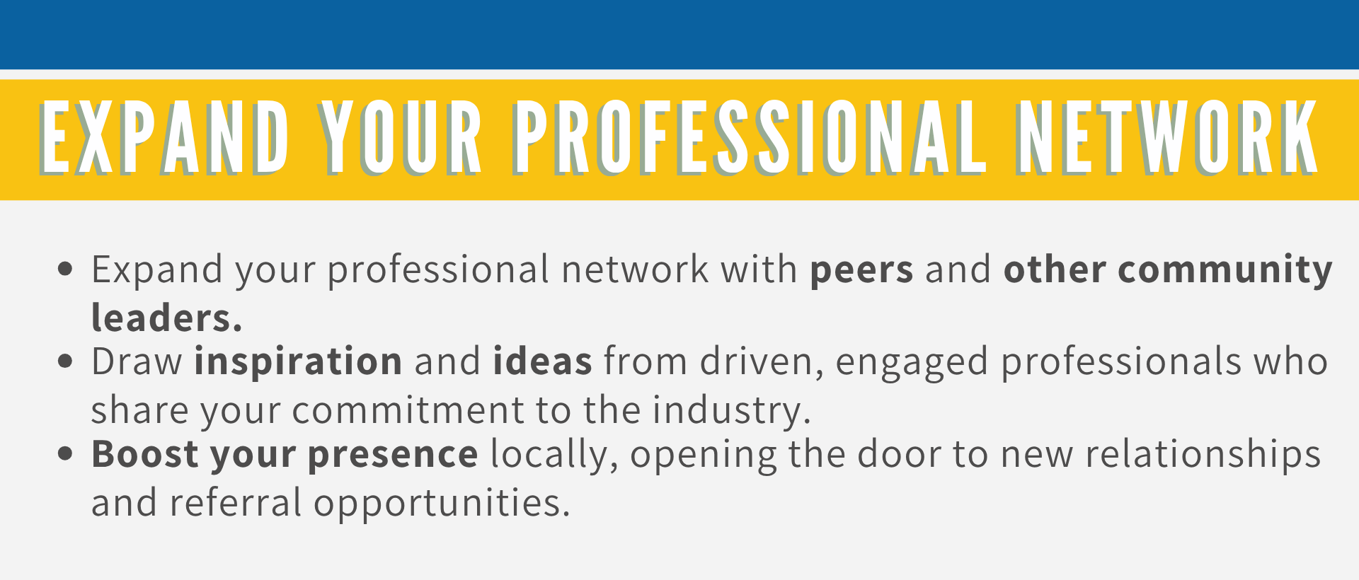 Joining the Board of Directors can expand your professional network!