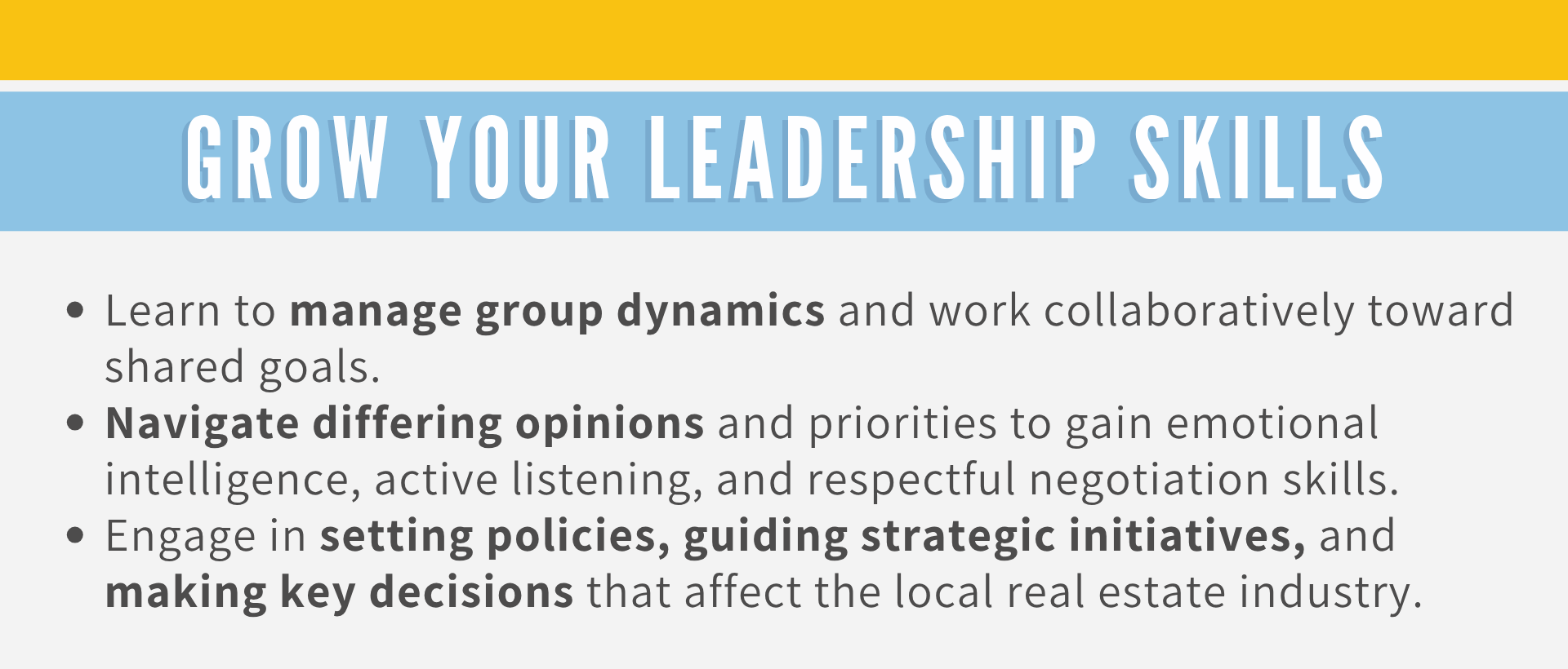 Joining the Board of Directors can grow your leadership skills!