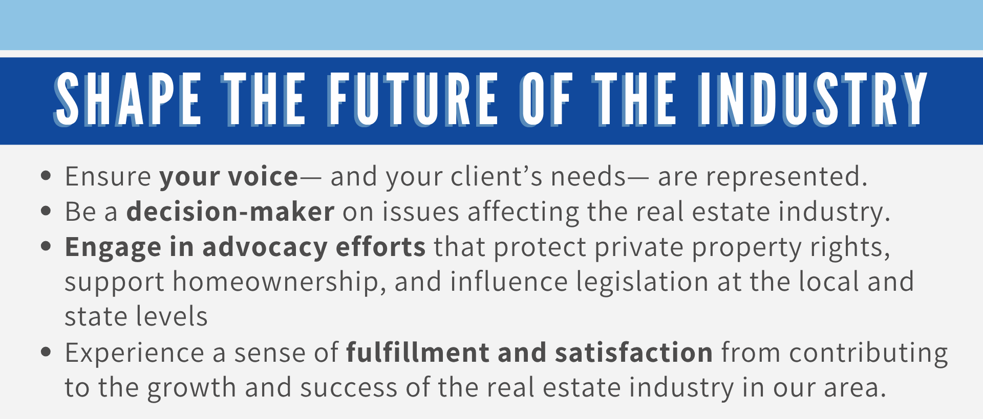 Joining the Board of Directors can help you shape the future of the industry!
