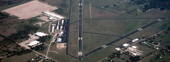 Mineral Wells Airport, High Aerial View