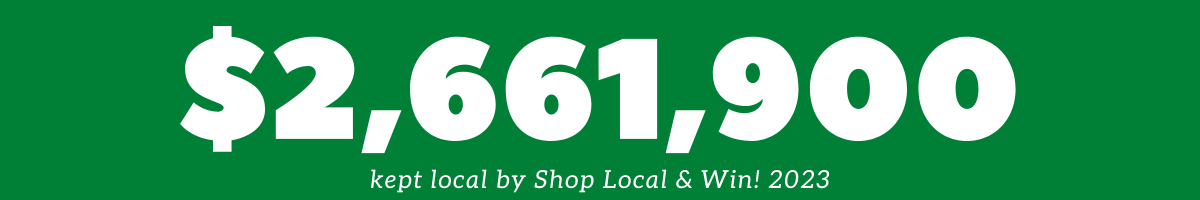 Shop local webpage header