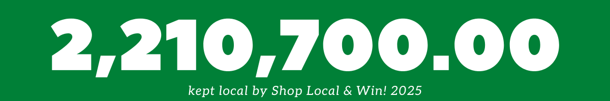 Shop local webpage header