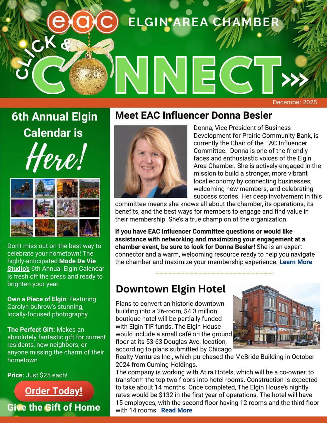 December Elgin Area Chamber Click & Connect