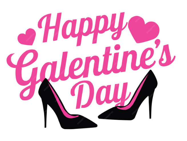 Galentines Day Poster shoes