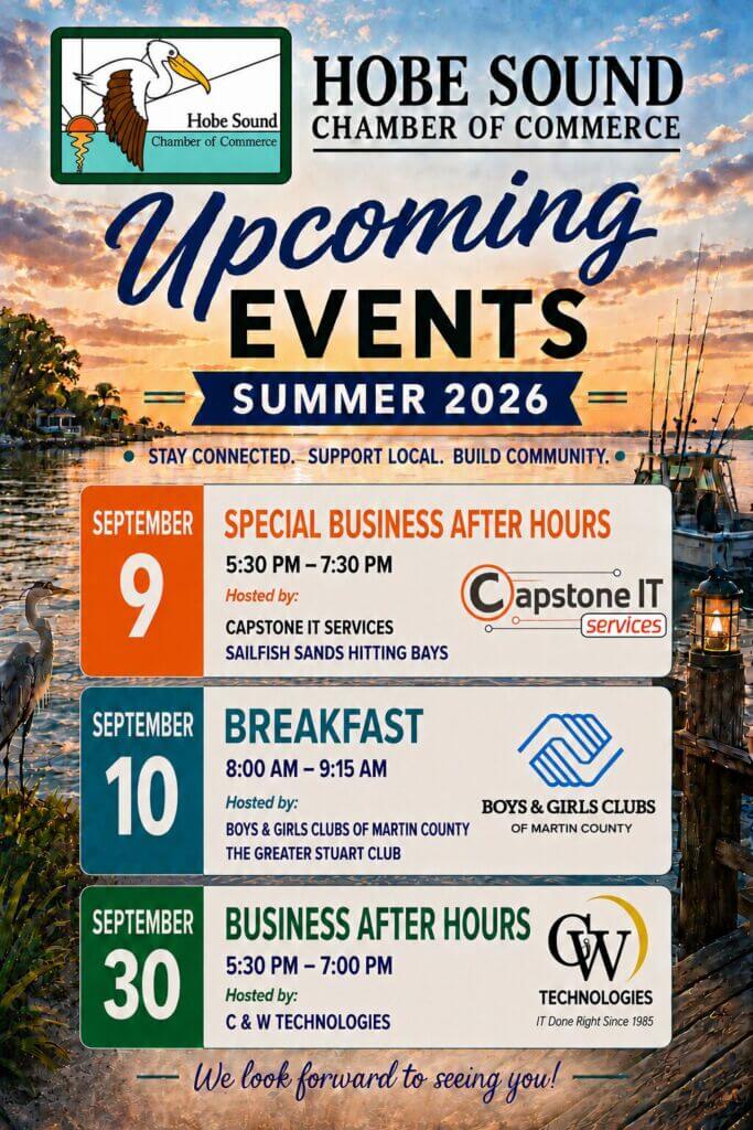 End of Summer Events Flyer