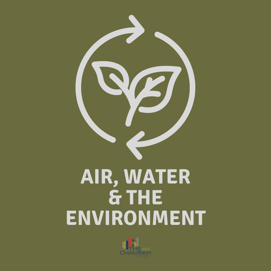 Air, water & the environment icon, Walnut Creek Chamber of Commerce logo