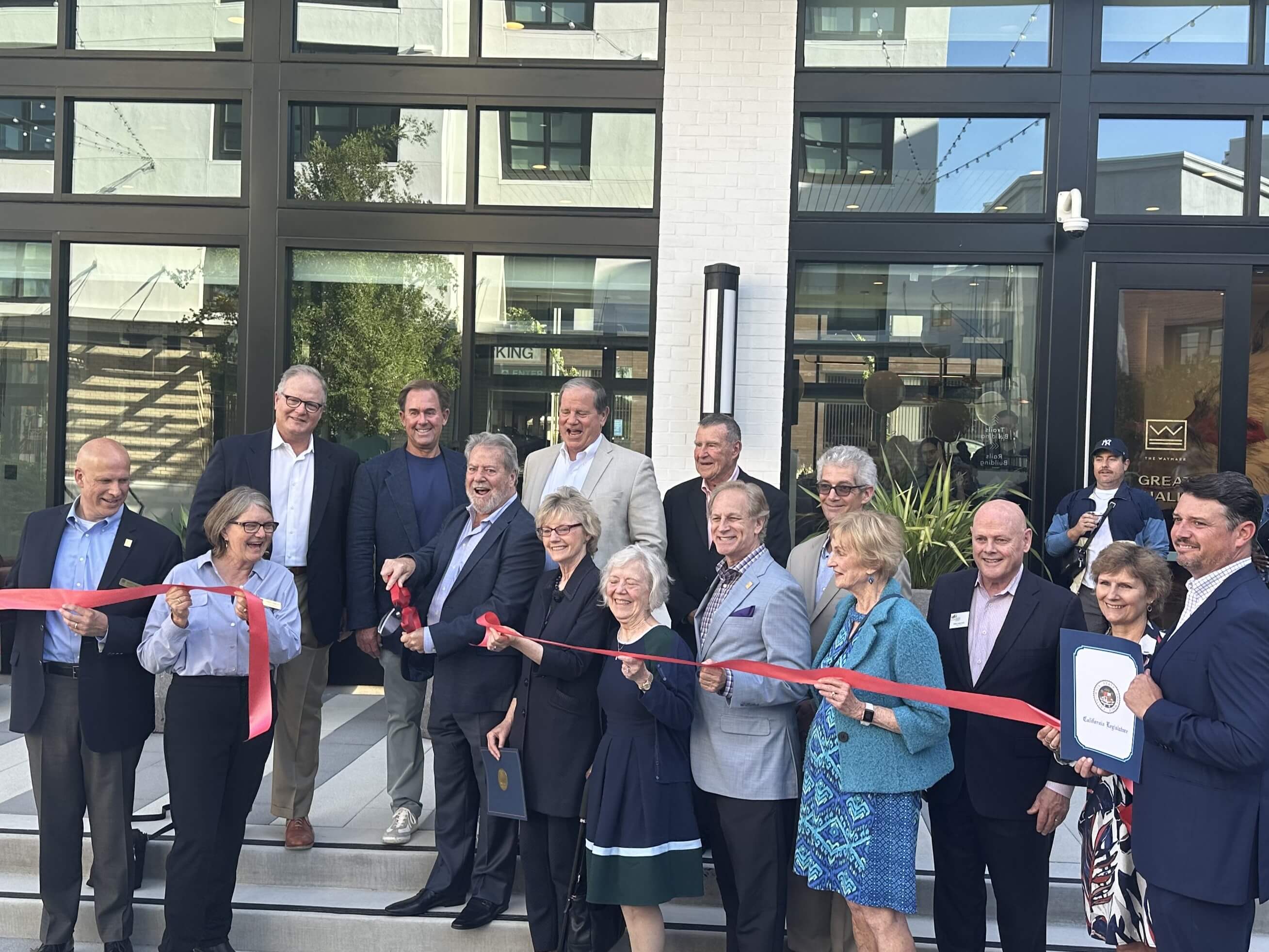 The Waymark Ribbon Cutting