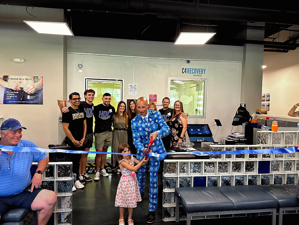 GIF of Human Optimization Center Walnut Creek ribbon cutting in action