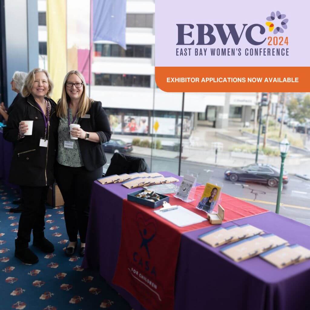 Exhibitors at table for EBWC