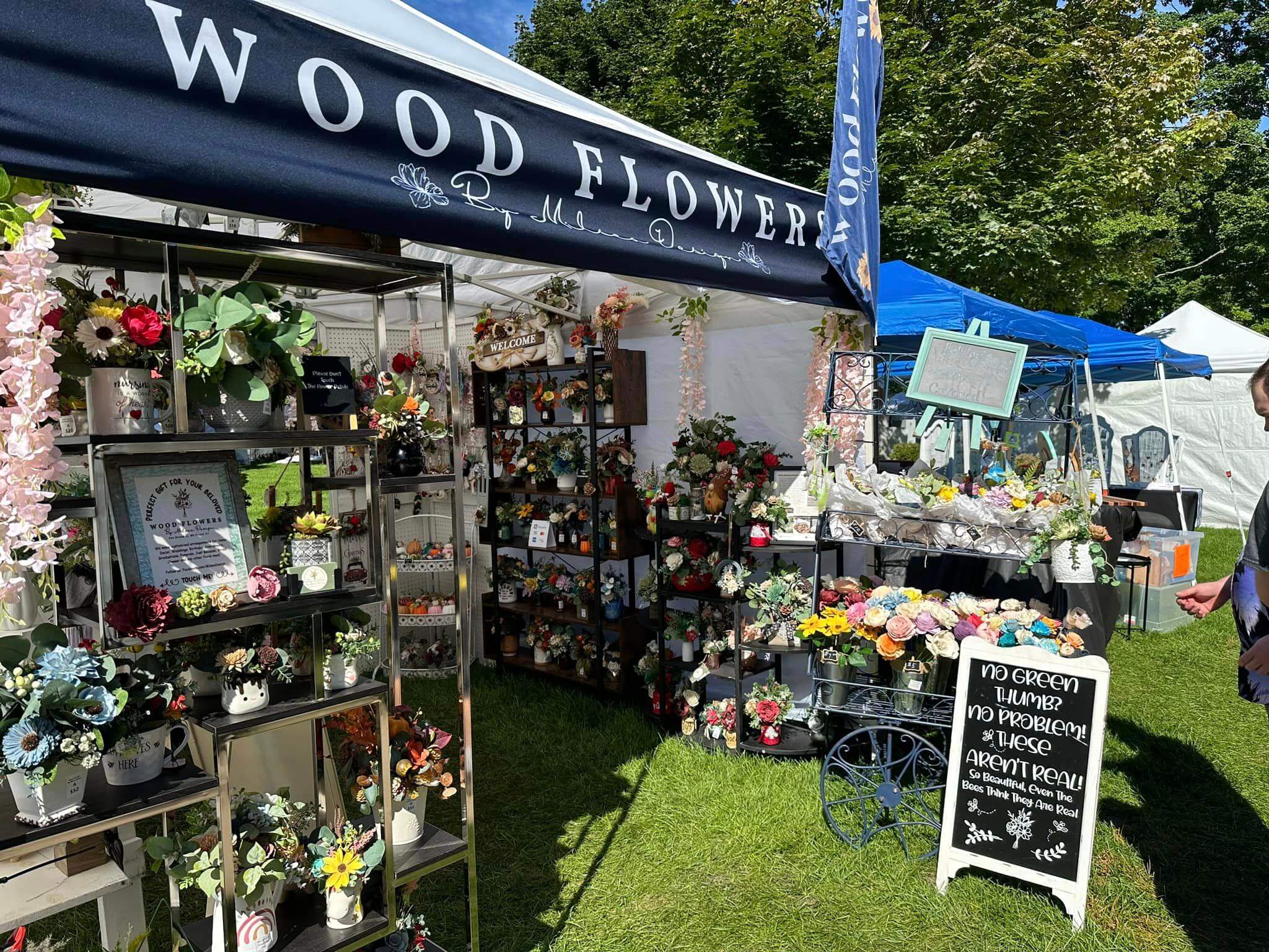 wood flowers