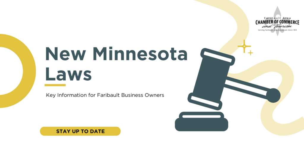 New Minnesota Laws & Key Information for Faribault Business Owners