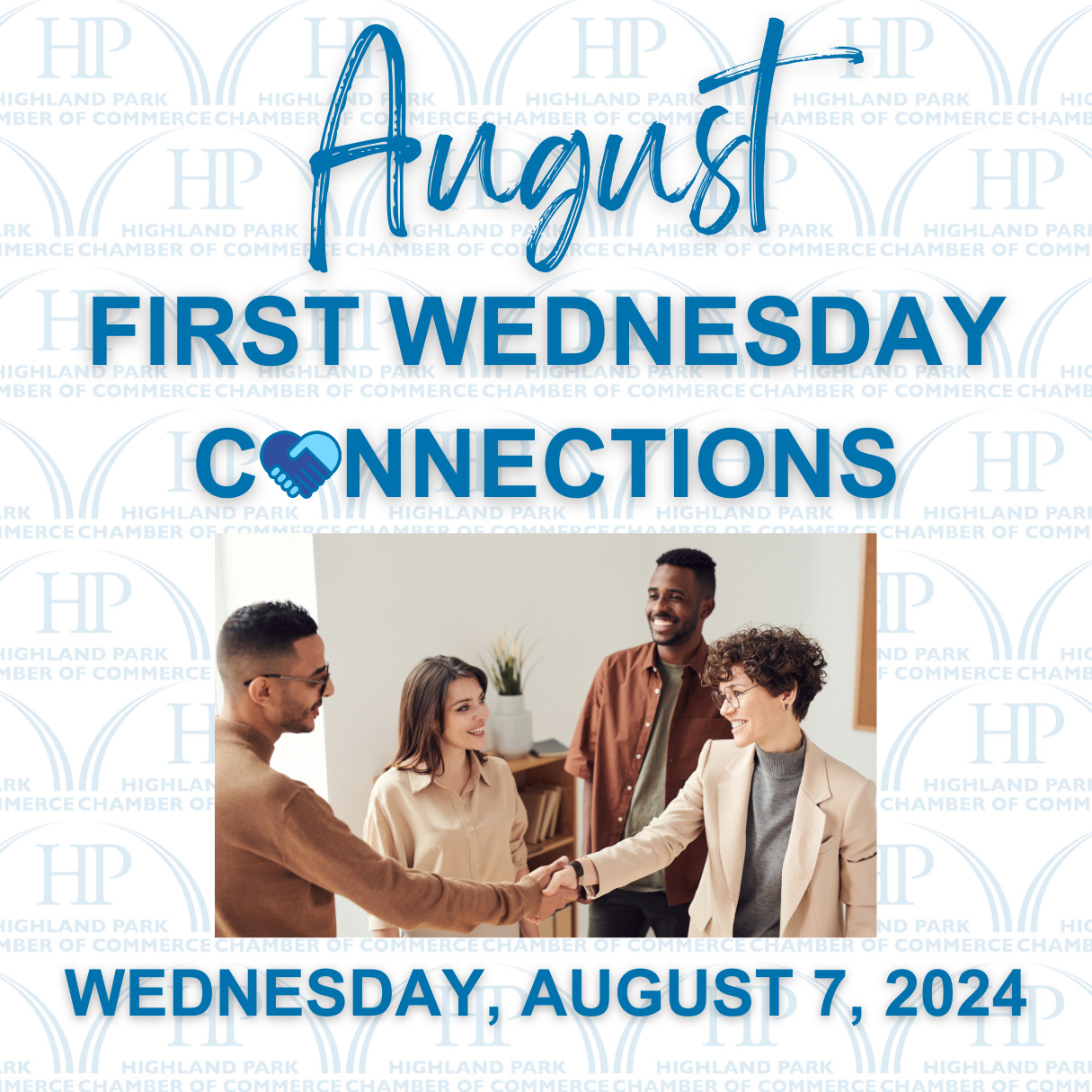 August First Wednesday Connections Website Image 2024