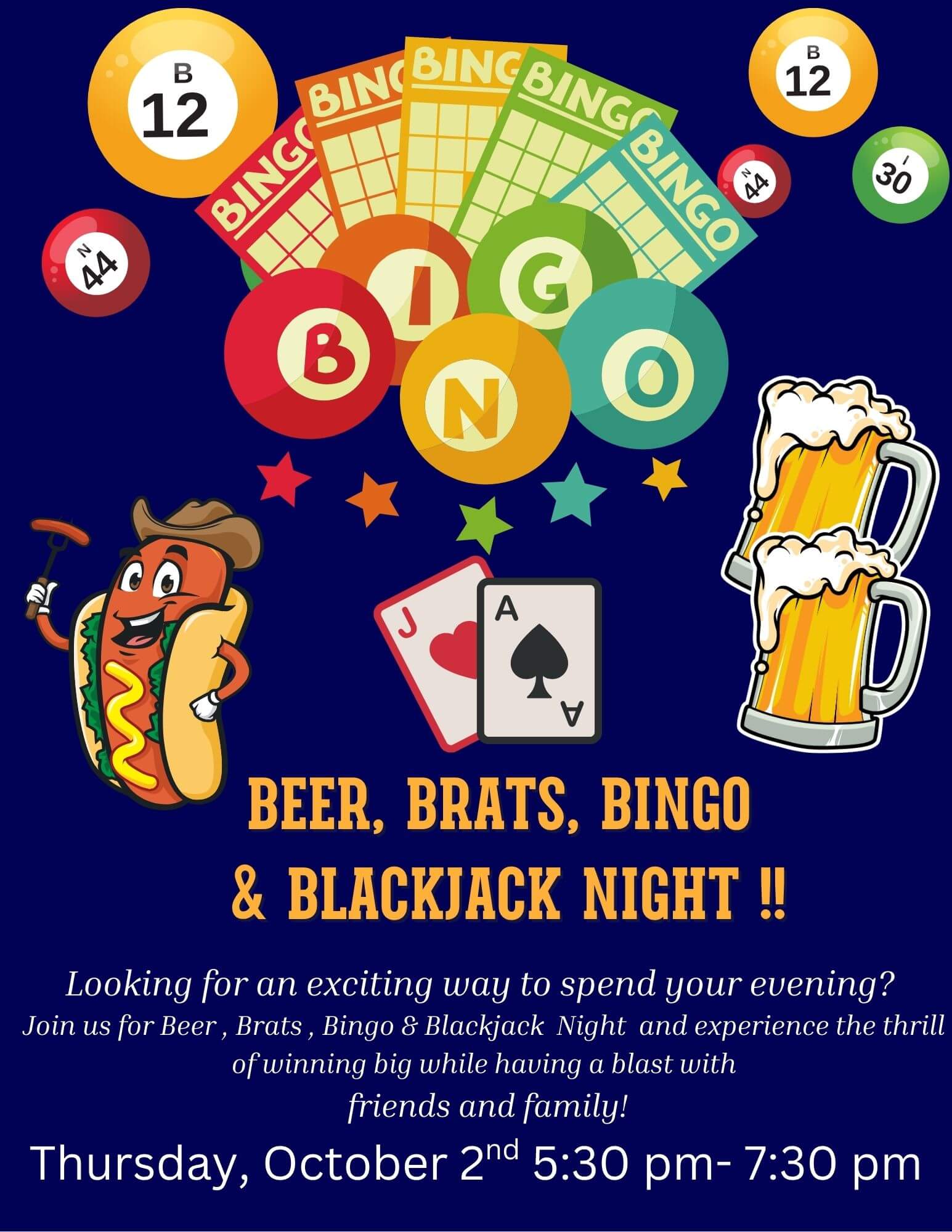 fall flyer brat and bingo