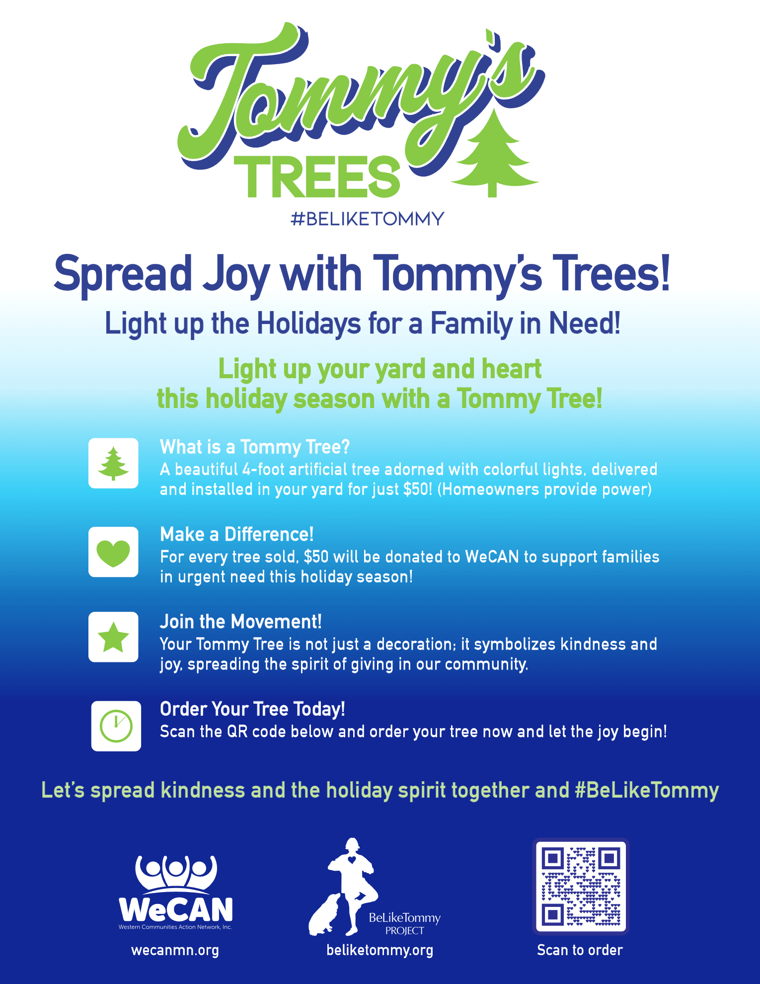 Tommy's Trees flyer