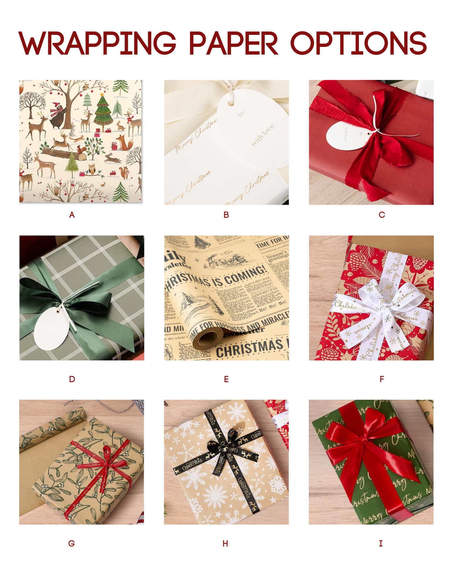 Wrapping Preference Supplies Key