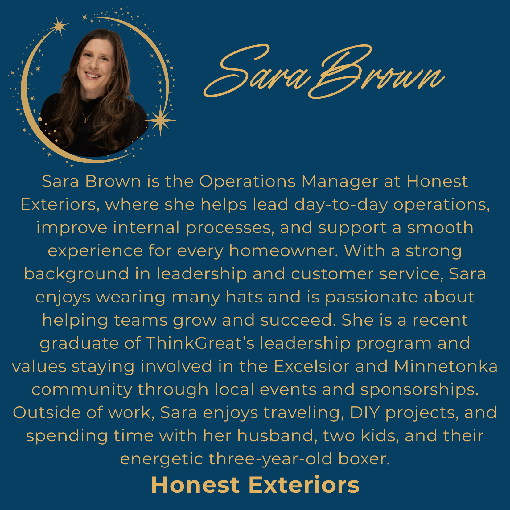 Sara - Honest Exteriors