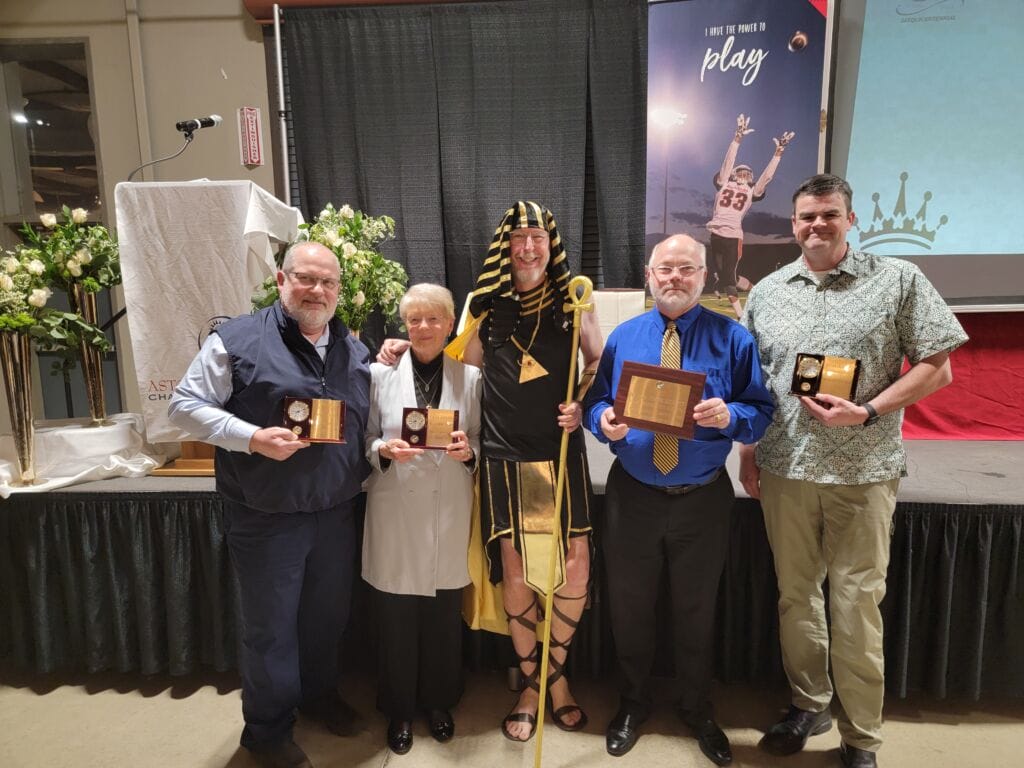 Award Winners Group 
 Left to Right: Jack Ficken, Marian Soderberg, David Reid, Bill Fritz, Brian Alsbury. (not shown: Columbia River Bar Pilots)