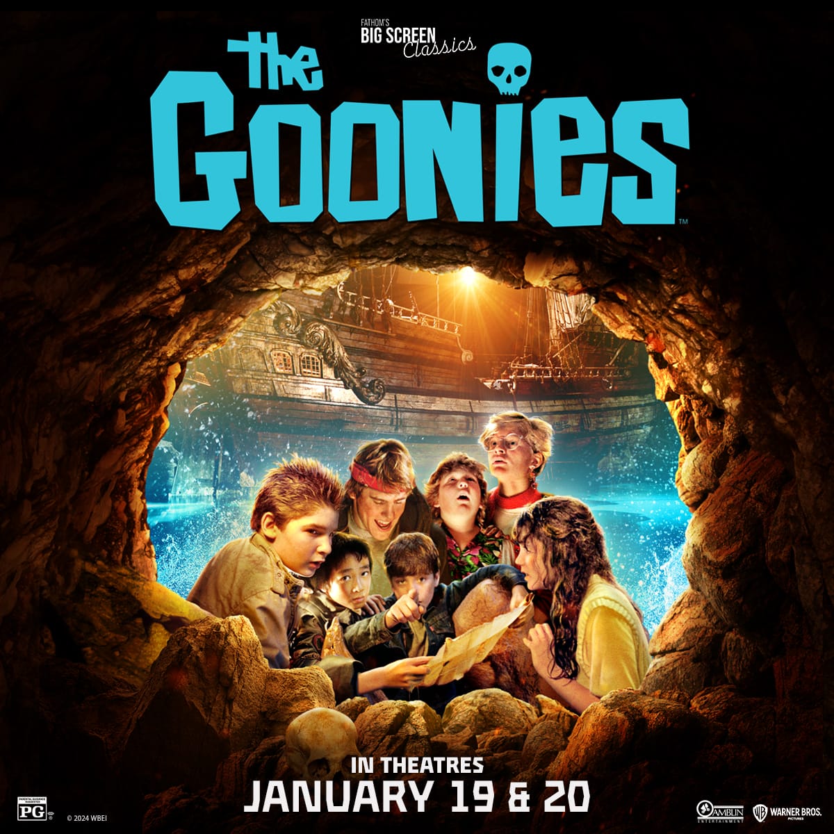 The Goonies 40th Anniversary - Movie Showings in January 2025