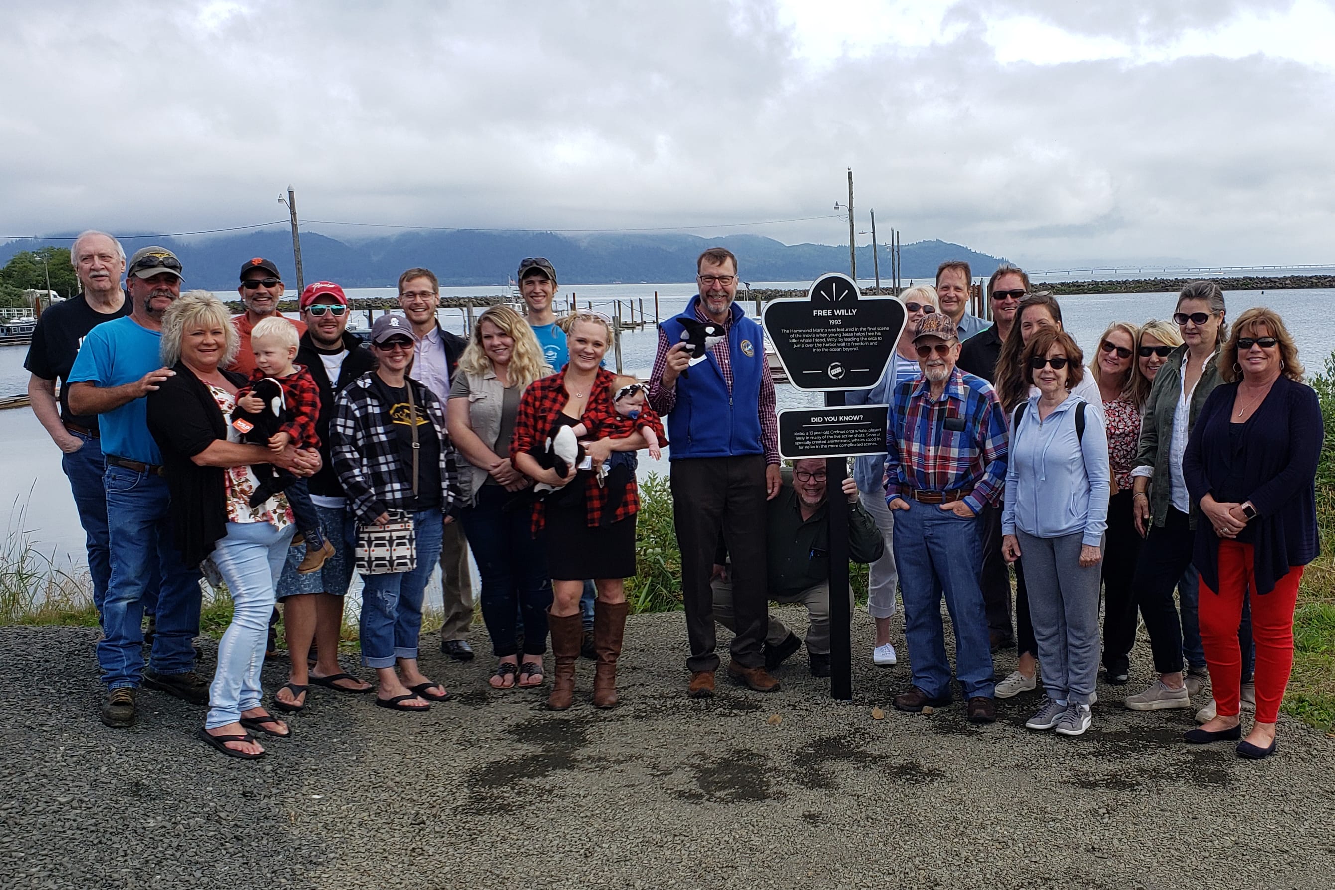 Free Willy Hammond Marina - July 16 - HOFT sign dedication