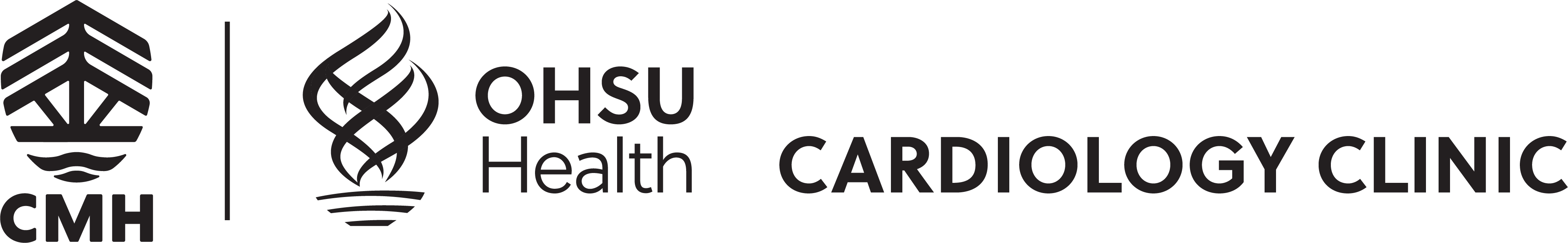 CMH-OHSU Health Cardiology Clinic Logo 2024 CMYK Horizontal_black