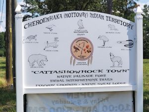 SignCheroenhaka Nottoway Tribe