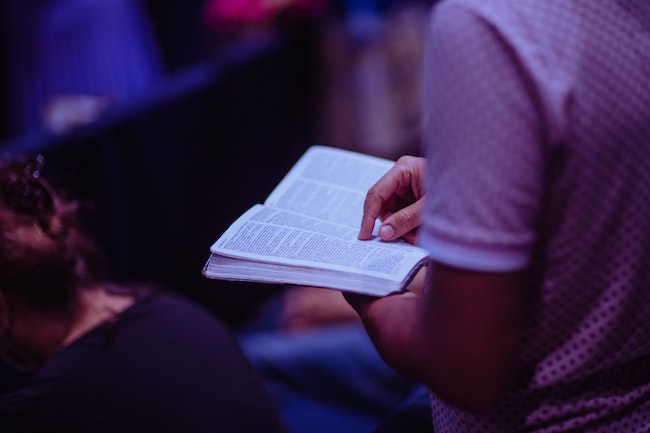 Leadership-Holding a Bible for Ministry Training